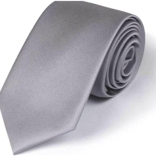Tie Men & Women 2021 Retro Silk Narrow Collars Tie Slender Smooth Men & Women Tie Korean Style Pure Color Elegant Full Fashion f