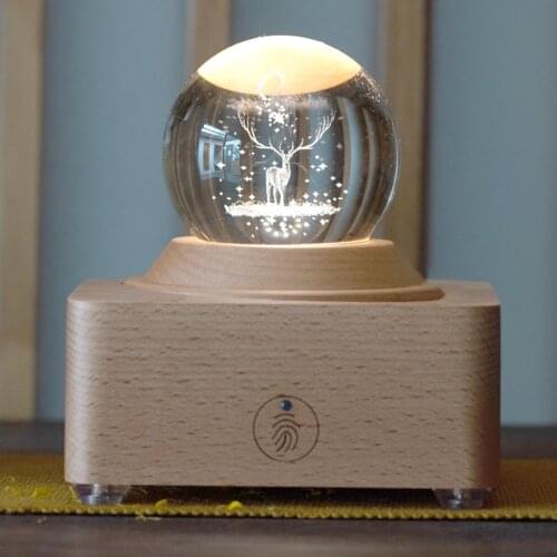 Crystal Ball Bluetooth Music Box Music Box Girls Birthday Wedding Gift Send Newcomers