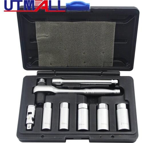 8 PCS 3/8" Torque Limited Ratchet and Spark Plug Socket Kit