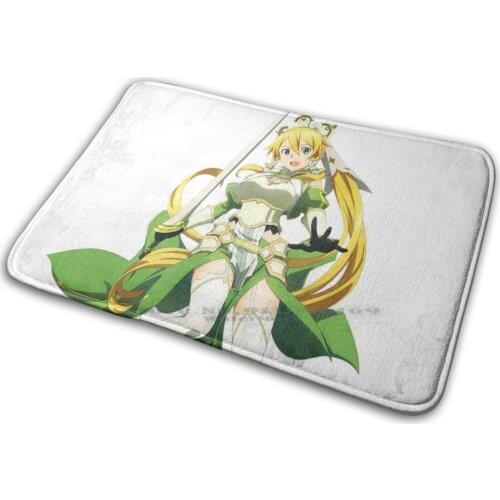 Leafa Terraria On Alicization Mat Rug Carpet Anti-Slip Bedroom Entrance Door Mat Sword Art Online Asuna Kirito Terraria The Sun