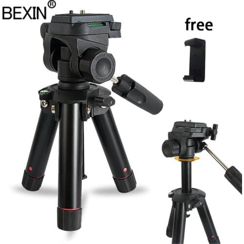 Desktop shooting mini tripod camera stand smartphones mount holder three-dimensional head tripod for dslr camera travel