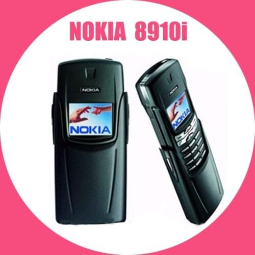 100% Original Refurbished NOKIA Titanium 8910i Mobile Phone GSM DualBand Unlocked 8910i Cellphone Titanium Repaitned Housing