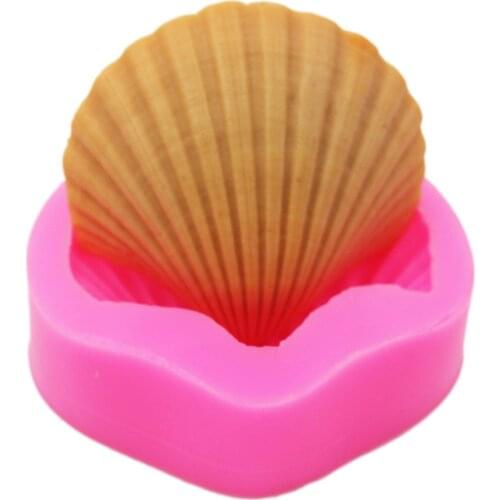 Silicone Soap Mold shape Shell Mould Craft Art Silicone 3D Soap Mold Craft Molds DIY Handmade Candle Molds S583