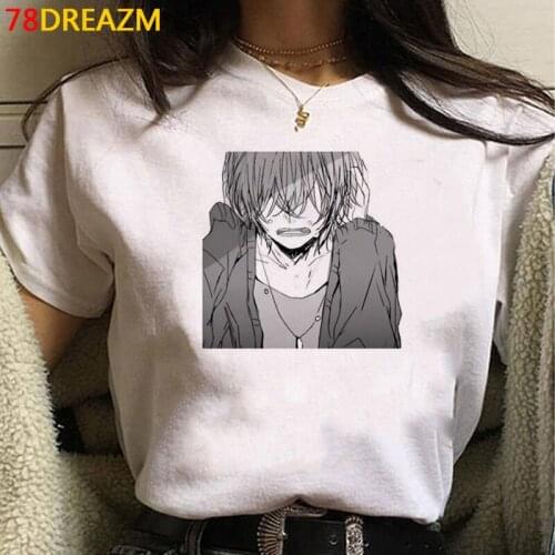 Tearful Girl t-shirt women couple clothes couple vintage japanese kawaii clothes top tees ulzzang tumblr