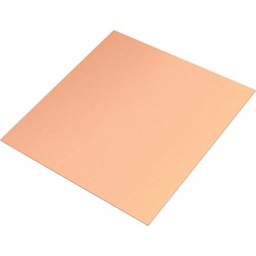 New 99.9% Pure Copper Cu Sheet Thin Metal Foil Sheet 100mmx100mm 0.5mm Thickness with Corrosion Resistance For Industry Supply