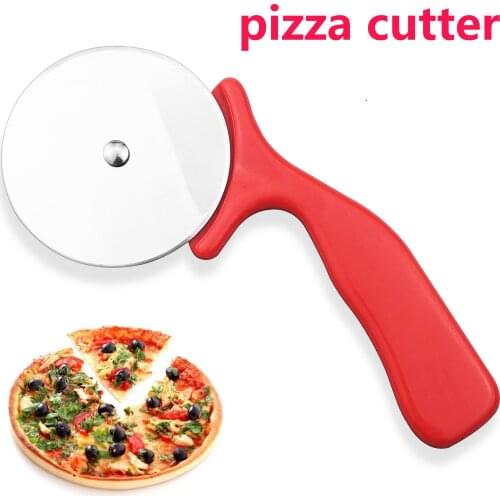 1pc Pizza Cutter Stainless Steel Knife Cake Tools Pizza Wheels Scissors Ideal Pizza Pies Waffles Dough Cookies Kitchen gadgets