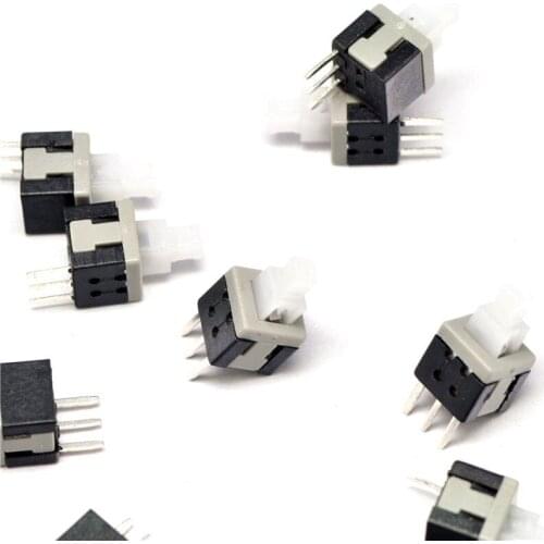 100PCS/LOT 5.8*5.8MM self-locking switch single row / 3 feet