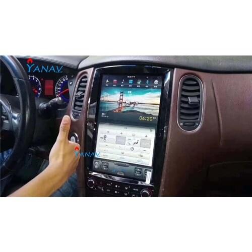 12.1 inch PX6 Vertical Screen Android 9.0 Car Radio For-Infiniti EX25/EX30/EX35/EX37 2007-2013 Gps Android navigation radio