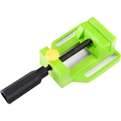 2.5 Inch Bench Flat Vise Tong Clamp Bench Vise Drill Press Vise Table for Milling Engraving Woodworking