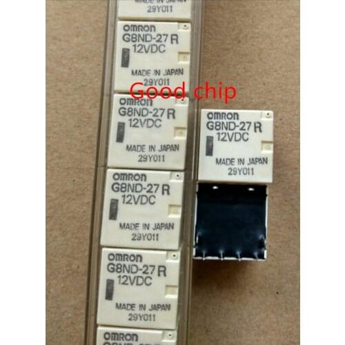 5PCS G8ND-27R-12VDC G8ND-27 G8ND-27R 12V G8ND 12VDC 8-pin vulnerable chip of automobile computer board relay