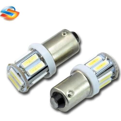 50pcs Ba9s LED 7014 10SMD Car LED Brake Turn Light 10LED Car Reading Light Turn Signal lighting