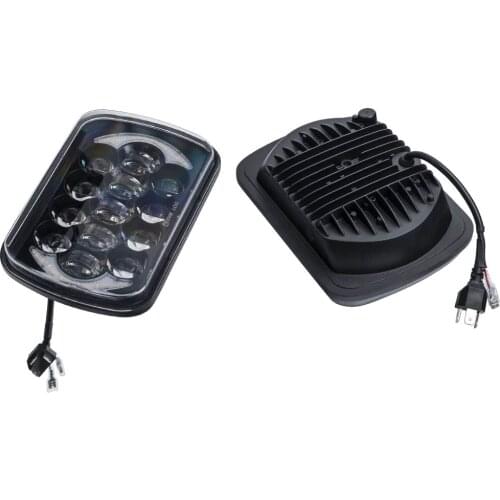 5x7" 7x6" Led Headlights Halo DRL for Jeep Wrangler YJ For Cherokee XJ