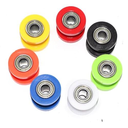 8/10mm Drive Chain Roller Pulley Wheel Slider Tensioner Wheel Guide For Enduro Motorcycle Motocross PIT Dirt Bike ATV CRF CR XR