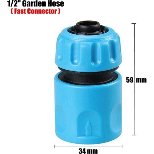 1/2" Garden Hose Quick Connector Durable ABS Water Connector Faucet Water Gun Fast Joints Gardening Irrigation Car Wash Joint