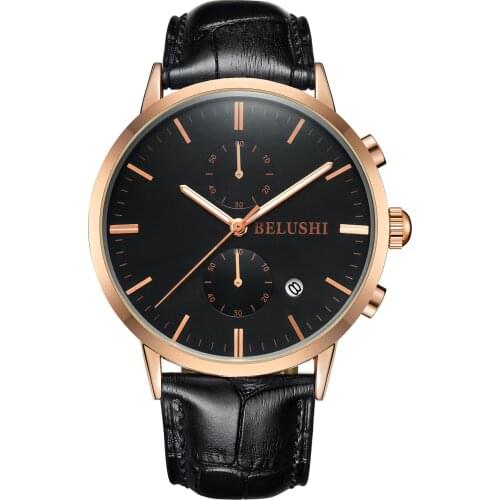 Mens Watches Waterproof Leather Belts Mens Business Multifunctional Watches Fashion Casual Watches Fashion Gifts 2021 Bellos