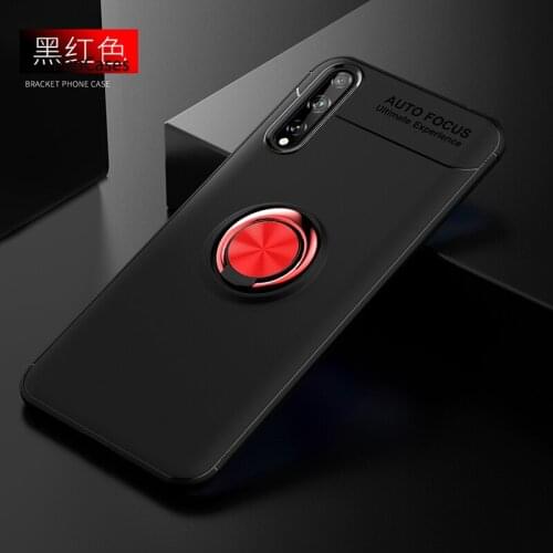 Car Ring Bracket TPU Cases For case Huawei Enjoy 10S Fitted Etui Half-Wrapped Cover sFor Casa Huawei carcaso Y8P P Smart S Soft