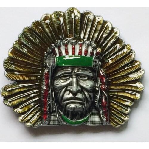 Colorful Indian Belt Buckle suitable for 4cm wideth belt with continous stock