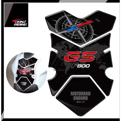 For BMW F800GS Tankpad F800 GS 2008-2012 3D Motorcycle Fuel Gas Tank Pad Protector