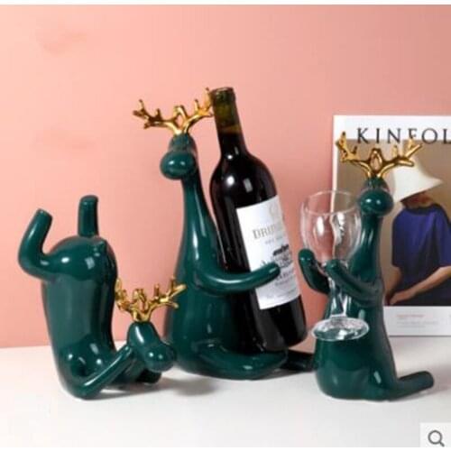 2020 creative European-style elk crafts, resin art, home office desktop decorations, Christmas birthday gifts