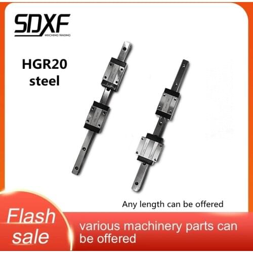 Linear guide HGR20-Steel protection, 165two guide rails and four sliders ,Steel protectionHGH20CA/HGW20CC, factory direct sales