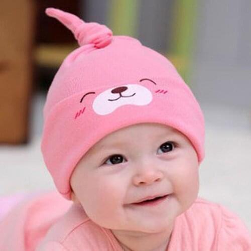 Newborn Cute Mult-color Props Autumn Cartoon Baby Hat Caps Girls Boys Cotton Sleep Cap Kids Headwear Hats Kawaii Children Gifts