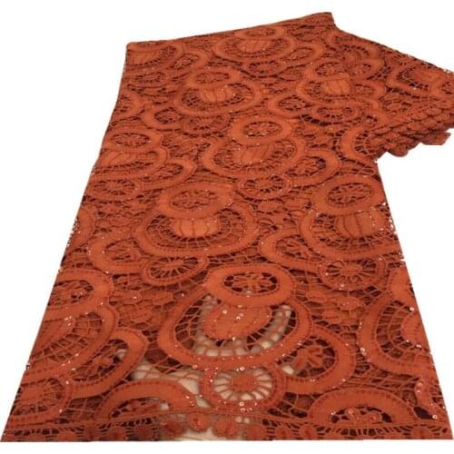 Milk Silk Lace Guipure Lace Fabric High Quality Nigerian Lace Fabric 2021 African French Cord Lace For Wedding XZ-150