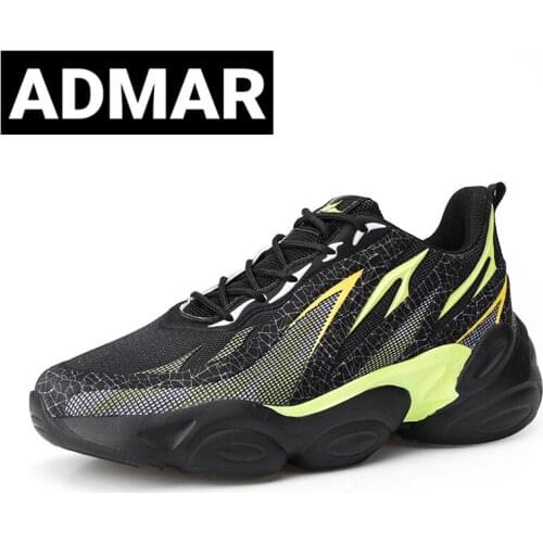 ADMAR Clunky Dad Sneakers Men Running Shoes Size 46 Classic Men Casual Shoes Walking Breathable Male Footwear Zapatillas Hombre
