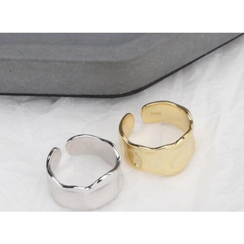 New Trendy Charm Smooth Chain Rings For Women Men Boho Knuckle Party Rings Punk Cocktail Jewelry Girls Gift anillos bijoux