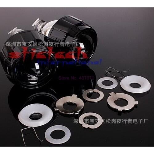 By DHL or Fedex 50 sets 2.5" LHD Car Motor For HID Projector Halo Lens Angle Eye Headlights