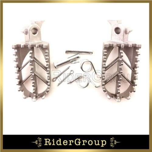 Stainless Steel Footpegs Foot Rest For TW200 PW50 PW80 CRF50 XR50 CRF70 Pit Dirt Motor Bike Motorcycle Motocross