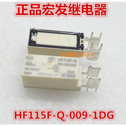 Spot HF115F-Q 009-1DG Relay Genuine 9VDC 16A 250VAC