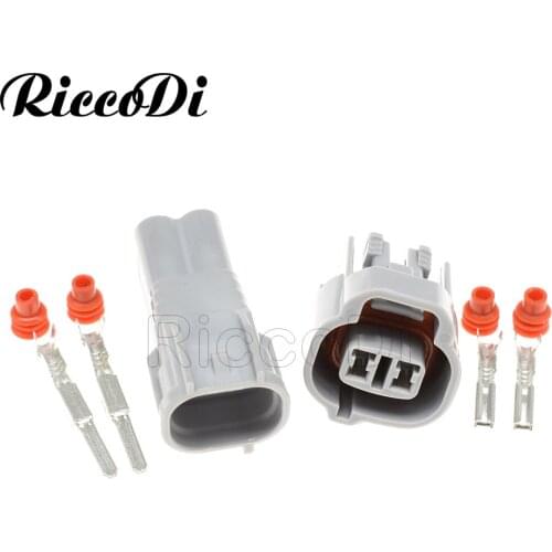 1-20Sets 6189-0031 2 Ways Male Female Connector Auto Fog Light Lamp Socket Reverse Radar Plug for Baojun Toyota RAV4