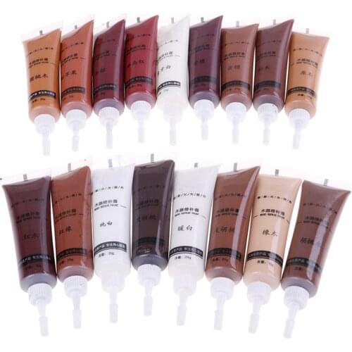 2Pcs/lot 20g Wood Furniture Refinishing Paste Wood Floor Scratch Fast Remover Repair Paint Wax For Furniture 17 Colors