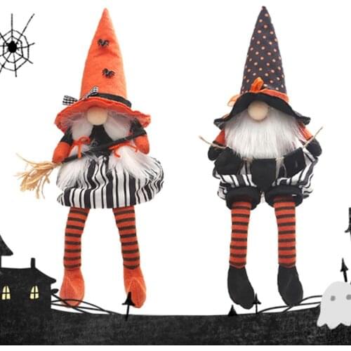 Halloween Faceless Gnome Doll Decoration For Kids Toys Horror Halloween Party Decoration Pumpkin Spider Halloween Ornaments Prop