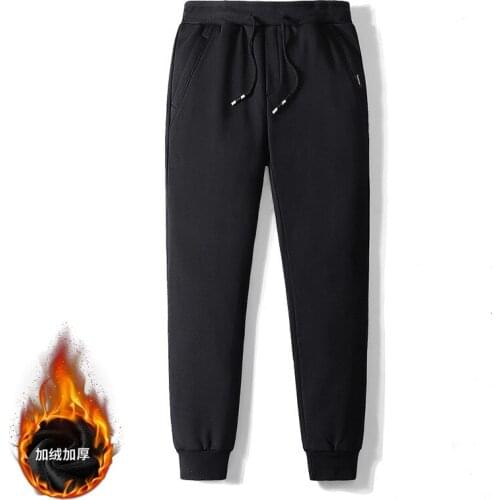 Outdoor Military Tactical Cotton Plus Velvet Thicken Warm Bound Feet Sports Pants Man Hiking Camping Trekking Climbing Trousers