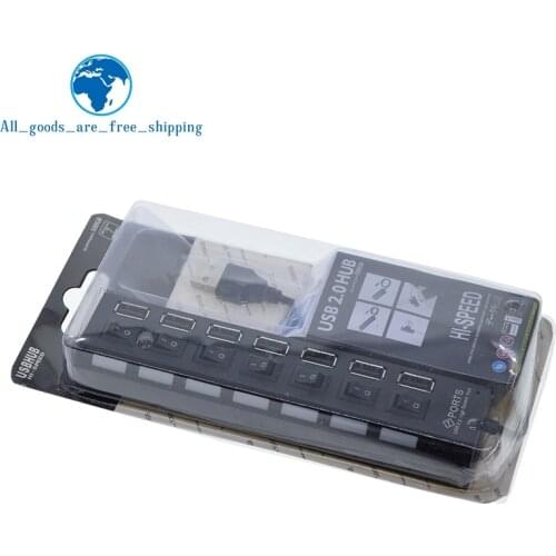 LB18 Switch Extension Hub 7-Port USB2.0 Hub Computer USB Extension Hub One Drag Seven USB2.0 Splitter