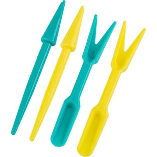 2pcs sow gardening tools Transplanting Device Planters Digging Garden Nursery Trays Seed Disseminators