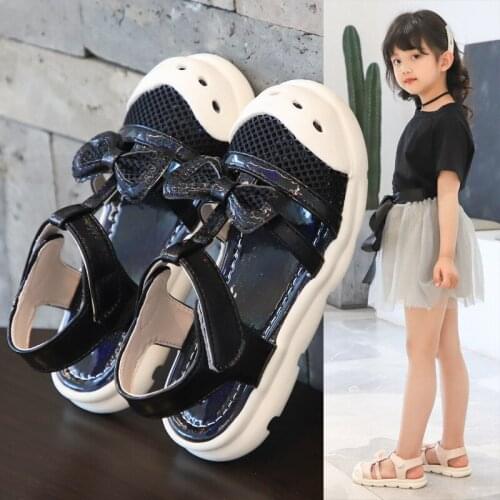 Womens sports shoes new collection 2021 Flat summer sandals for girls, princess shoes for children, size 21-30