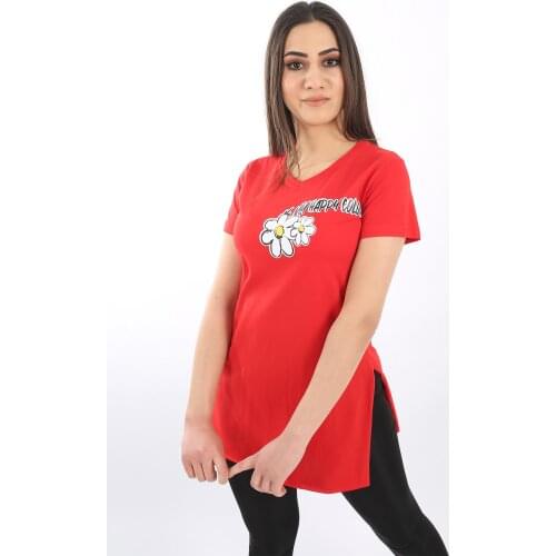 Saramodex Daisy Printed Women Tunic T-Shirt SR45005