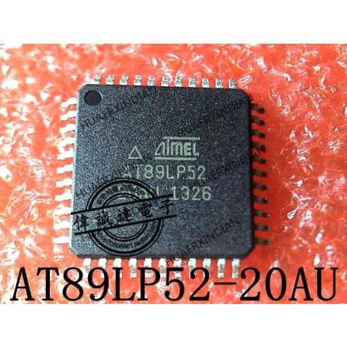 1Pieces New Original AT89LP52-20AU AT89LP52 TQFP44 1 In Stock Real Picture