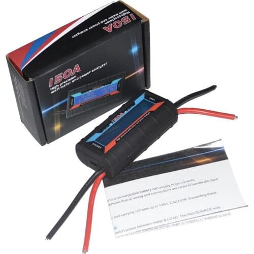 4.8V-60V 150A New LCD G.T Power RC Watt Meter Tester and Power Analyzer High Precision Free Shipping with Track Number 12000991