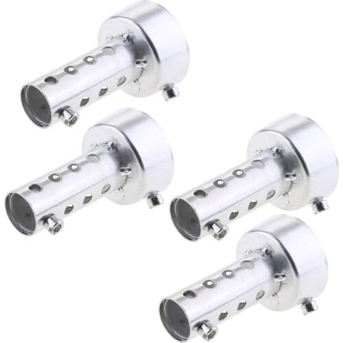 4pcs Universal Exhaust Baffle - 48mm Straight DB Killer - Noise Reducer