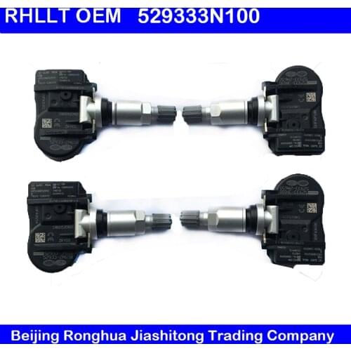 Brand New Genuine 4PCS 529333N100 529332M650 Tire Pressure Sensor For Hyundai TPMS Sensor Tire Santa fe 13-16 Sonata YF11