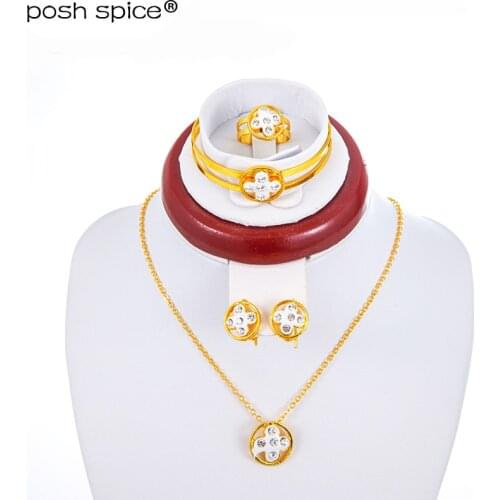 Kids Bangles Earring Rings Sets African baby jewerly charms Flower Jewelry sets for baby accessories bridal Jewerly for Girls