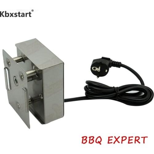 BBQ Motor Eletrico Grill Rotisserie Rotating Barbecue Spit 24KGS Heavy Duty Metal Rotisserie Motor Moteur Tournebroche 110-240V