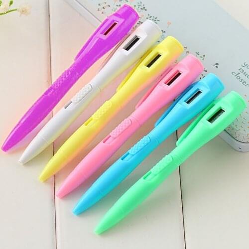 Electronic Pen Digital Watch Ballpoint Pen Student Exam Pen School Stationary Gift penne swaroski canetas канцелярия