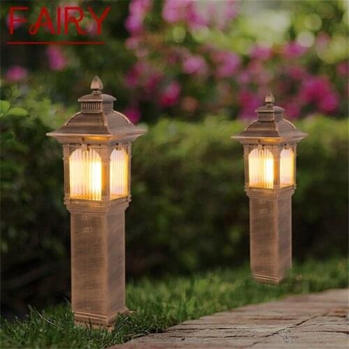 FAIRY Lawn Lamp Outdoor LED Waterproof Modern Patio Garden Light For Home Porch Garden Villa Post Light