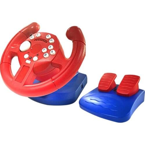 Racing Steering Wheel For Nintend Switch Lite Game Joysticks Remote Vibration Controller For NS/PC/PS3