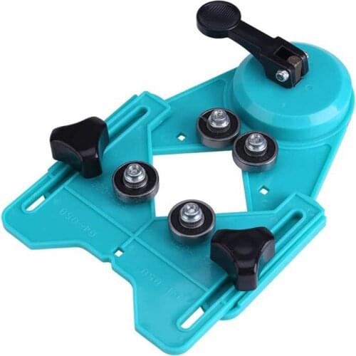 4-80mm Adjustable Tile Punch Locator Drill Bit Hole Saw Guide Jig Fixture Vacuum Suction Base Sucker for Ceramic Glass Marble