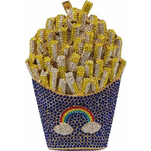 New Italian ladies crystal clutch with diamonds Ladies luxury ladies handbags designer elegant handbags with diamonds